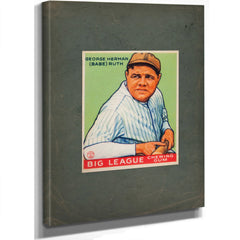 Baberuthgoudeycard3 — Stretched Canvas Print | Bella Frye