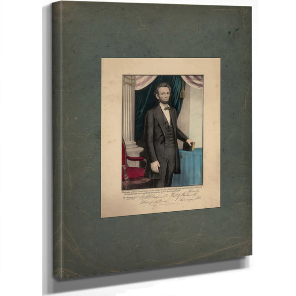 The People of These United States Are the Rightful Masters of Both Congresses and Courts1864 — Stretched Canvas Print | Bella