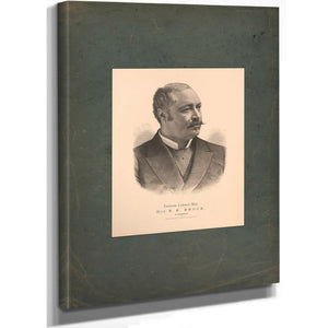 Eminent Colored Men Hon Blanche K Bruce of Mississippi 1884 — Stretched Canvas Print | Bella Frye