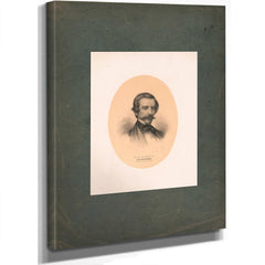 Raphael Semmes of the Pirate Alabama 1862 1865 — Stretched Canvas Print | Bella Frye