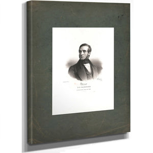 Daniel D Barnard Representative From New York 1843 — Stretched Canvas Print | Bella Frye