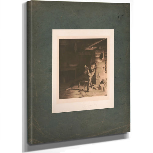 Lincoln as Boy 1914 — Stretched Canvas Print | Bella Frye