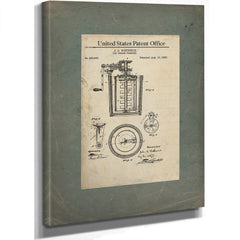 The Borthwick Apparatus Patent for Frozen Confections — Framed Wall Art Room View | Bella Frye