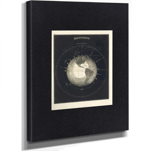 The Celestial Sphere Its Earthly Boundaries — Stretched Canvas Print | Bella Frye