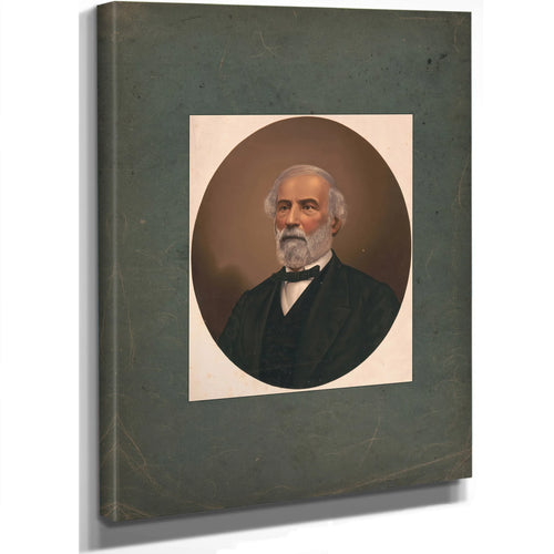 Robert E Lee 1865 187 1 — Stretched Canvas Print | Bella Frye