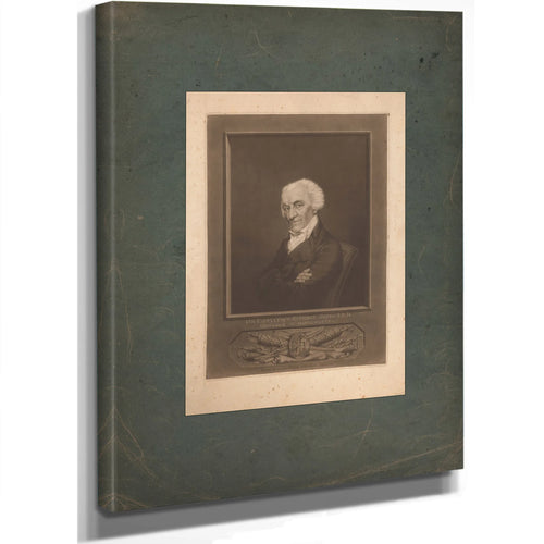 His Excellency Elbridge Gerry Lld Governour of Massachusetts 1811 — Stretched Canvas Print | Bella Frye