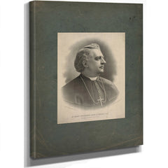 The Right Reverend John S Foley Dd Bishop of Detroit Mich Usa 1889 — Stretched Canvas Print | Bella Frye