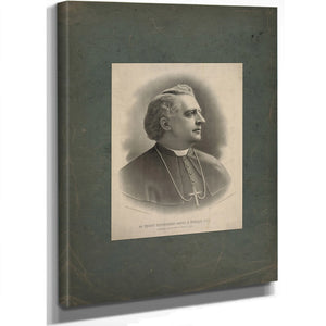 The Right Reverend John S Foley Dd Bishop of Detroit Mich Usa 1889 — Stretched Canvas Print | Bella Frye