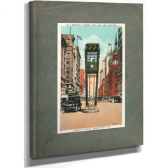 The Bronze Sentinel of Fifth Avenue — Stretched Canvas Print | Bella Frye