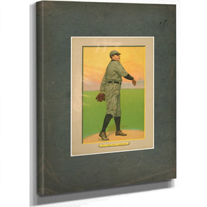 Cy Young Cleveland Naps Baseball Card Portrait 5 — Stretched Canvas Print | Bella Frye