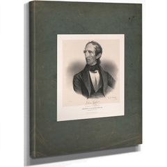 John Tyler President of the United States 1841 Born 29th Day of March 179 1841 — Stretched Canvas Print | Bella Frye