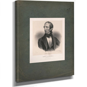John Tyler President of the United States 1841 Born 29th Day of March 179 1841 — Stretched Canvas Print | Bella Frye