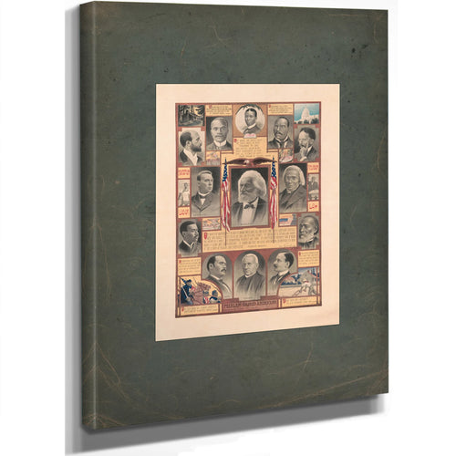 Peerless Colored Americans 198 — Stretched Canvas Print | Bella Frye