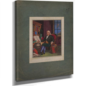 Benjamin Franklin 1842 1852 — Stretched Canvas Print | Bella Frye