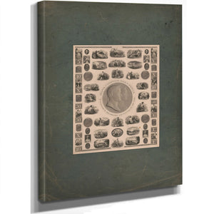 Three 1833 1837 — Stretched Canvas Print | Bella Frye