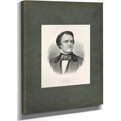 Hon John C Breckinridge Democratic Candidate for Sixteenth President of the United States 186 — Stretched Canvas Print | Bell