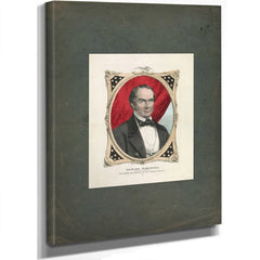 Daniel Webster New Englands Choice for Twelfth President of the United States 1847 — Stretched Canvas Print | Bella Frye