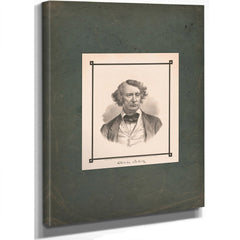 Charles Sumner 1874 — Stretched Canvas Print | Bella Frye