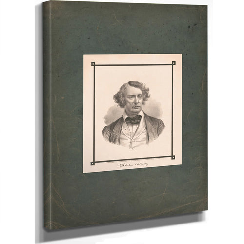 Charles Sumner 1874 — Stretched Canvas Print | Bella Frye