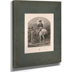 Washington at the Outposts of Valley Forge 1859 — Stretched Canvas Print | Bella Frye