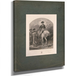 Washington at the Outposts of Valley Forge 1859 — Stretched Canvas Print | Bella Frye