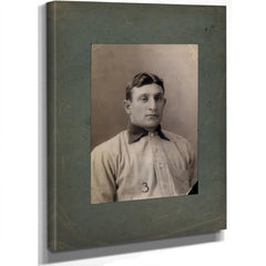 Honus Wagner Portrait — Stretched Canvas Print | Bella Frye