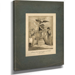 In Memory of the American Soldiers and Sailors 1861 1866 1874 — Stretched Canvas Print | Bella Frye