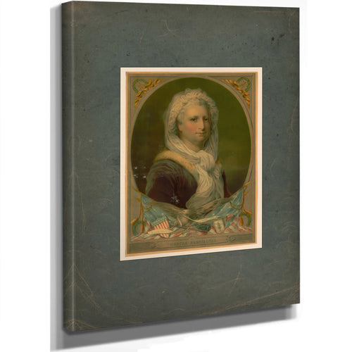 Martha Washington E Pluribus Unum 188 — Stretched Canvas Print | Bella Frye
