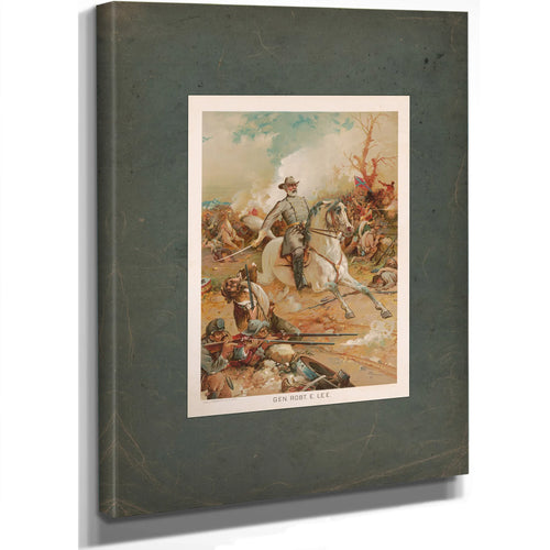 General Robert E Lee 1891 — Stretched Canvas Print | Bella Frye