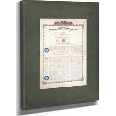 The Administators of the United States Government at the Beginning of Its 2nd Century 1877 — Stretched Canvas Print | Bella F
