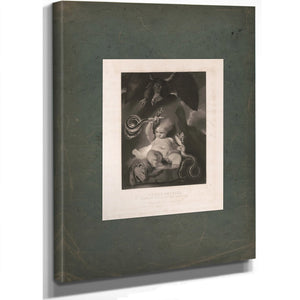 Young American Crushing Rebellion and Sedition 1864 — Stretched Canvas Print | Bella Frye
