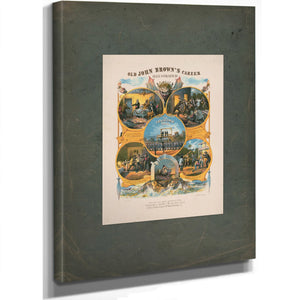 Old John Browns Career Illustrated 186 — Stretched Canvas Print | Bella Frye
