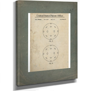 Us Design Patent S Pickleball (217) — Stretched Canvas Print | Bella Frye