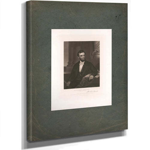 Abraham Lincoln 16th President of the United States 19th Century — Stretched Canvas Print | Bella Frye