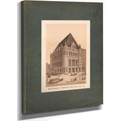 New Chamber of Commerce Building Cinti O 189 — Stretched Canvas Print | Bella Frye
