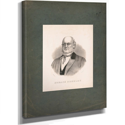Horace Greeley 187 — Stretched Canvas Print | Bella Frye