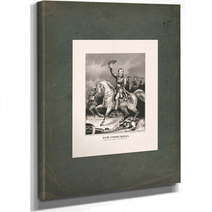 General Franz Sigel at the Battle of Pea Ridge Ark March 8th 1862 1862 — Stretched Canvas Print | Bella Frye