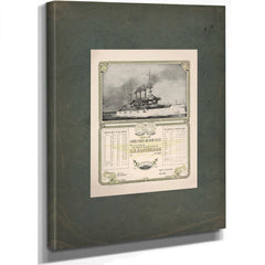 Around the Globe With the United States Atlantic Fleet 199 — Stretched Canvas Print | Bella Frye