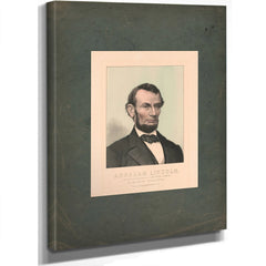 Abraham Lincoln Sixteenth President of the United States Born Feby 12th 189 Died April 15th 1865 1865 — Stretched Canvas Prin