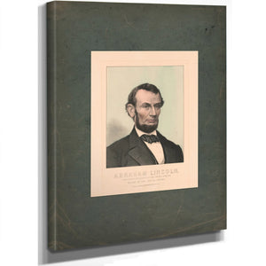Abraham Lincoln Sixteenth President of the United States Born Feby 12th 189 Died April 15th 1865 1865 — Stretched Canvas Prin