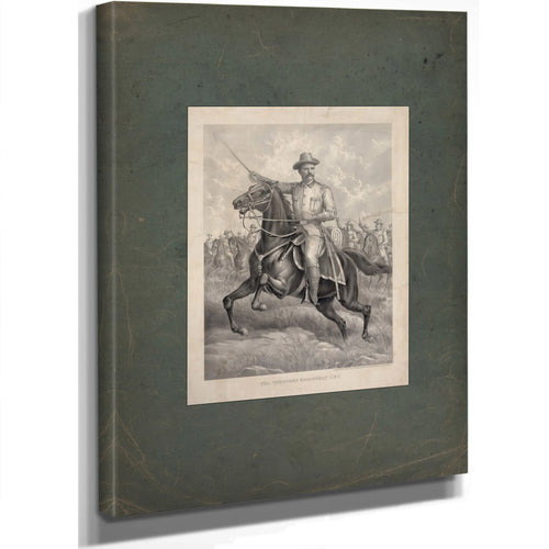 Colonel Theodore Roosevelt Usv 19th Century — Stretched Canvas Print | Bella Frye