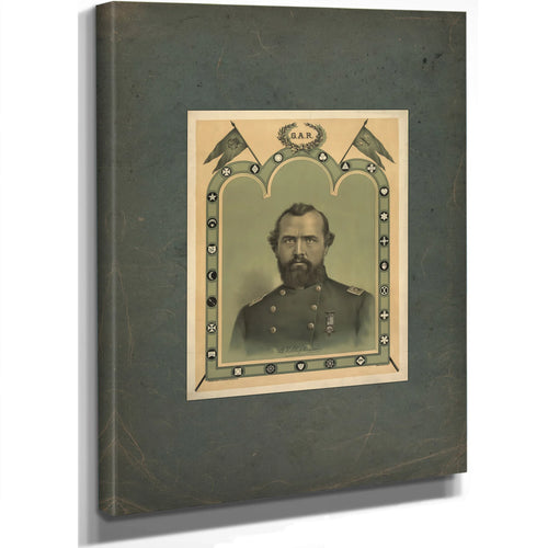 Dr Benjamin F Stephenson 1884 — Stretched Canvas Print | Bella Frye