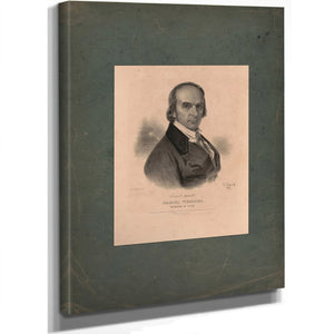Daniel Webster Secretary of State 1843 — Stretched Canvas Print | Bella Frye