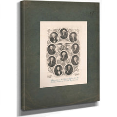 The Presidents of the United States 1842 1 — Stretched Canvas Print | Bella Frye