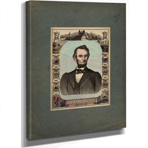 Abraham Lincoln 1865 2 — Stretched Canvas Print | Bella Frye