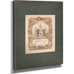 United Americans of the State of New York 1848 — Stretched Canvas Print | Bella Frye