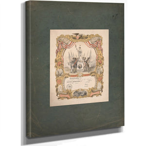 United Americans of the State of New York 1848 — Stretched Canvas Print | Bella Frye