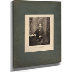 General Grant in His Library Writing His Memoirs 1885 1885 — Stretched Canvas Print | Bella Frye