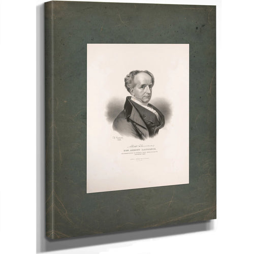 Hon Abbott Laurence Representative in Congress From Massachusetts January 184 1842 — Stretched Canvas Print | Bella Frye