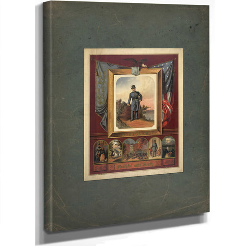Our Police Faithful Unto Death 1879 — Stretched Canvas Print | Bella Frye